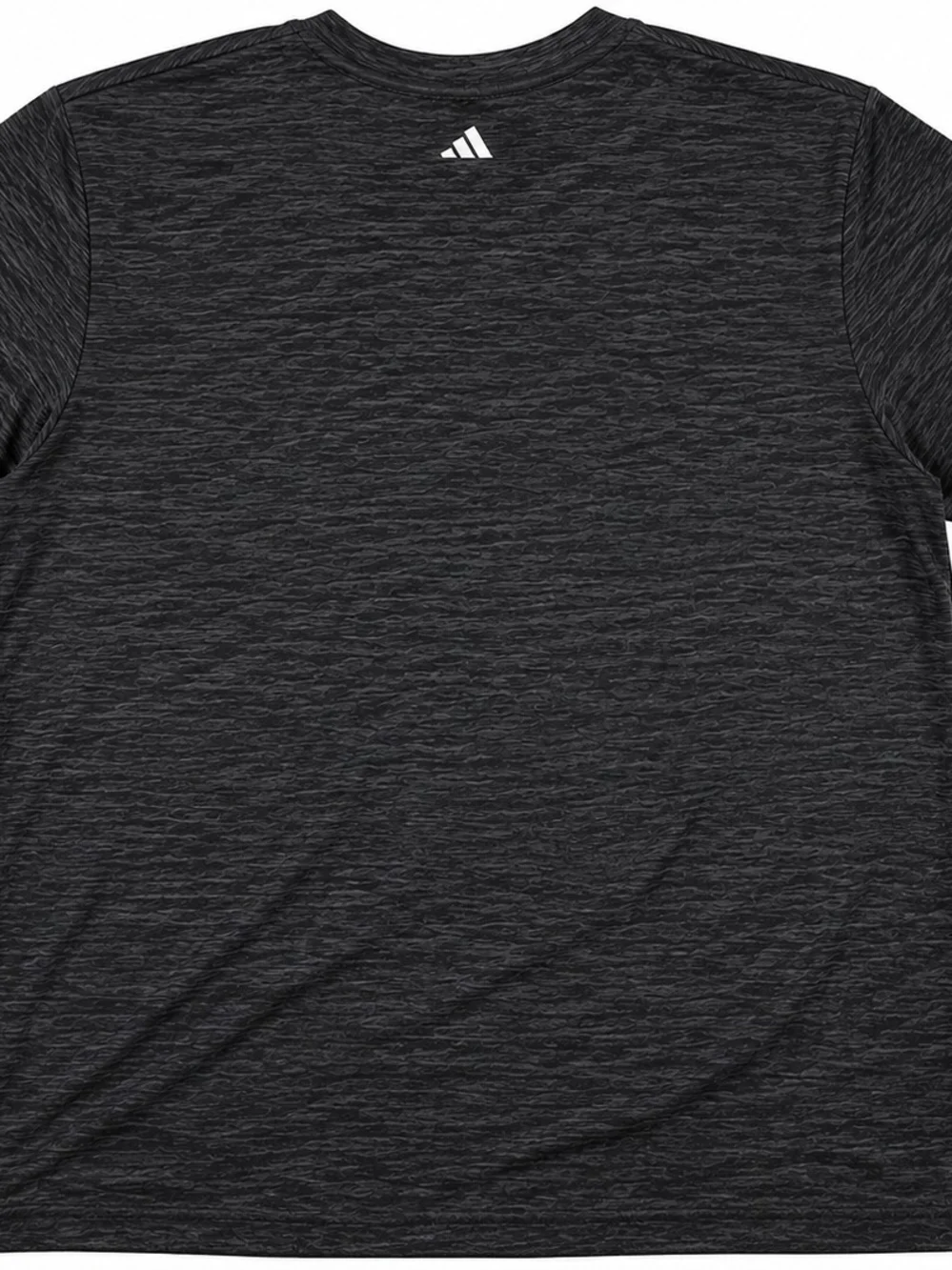 adidas Men’s Dark Heather Gray Crew Neck Performance Tee